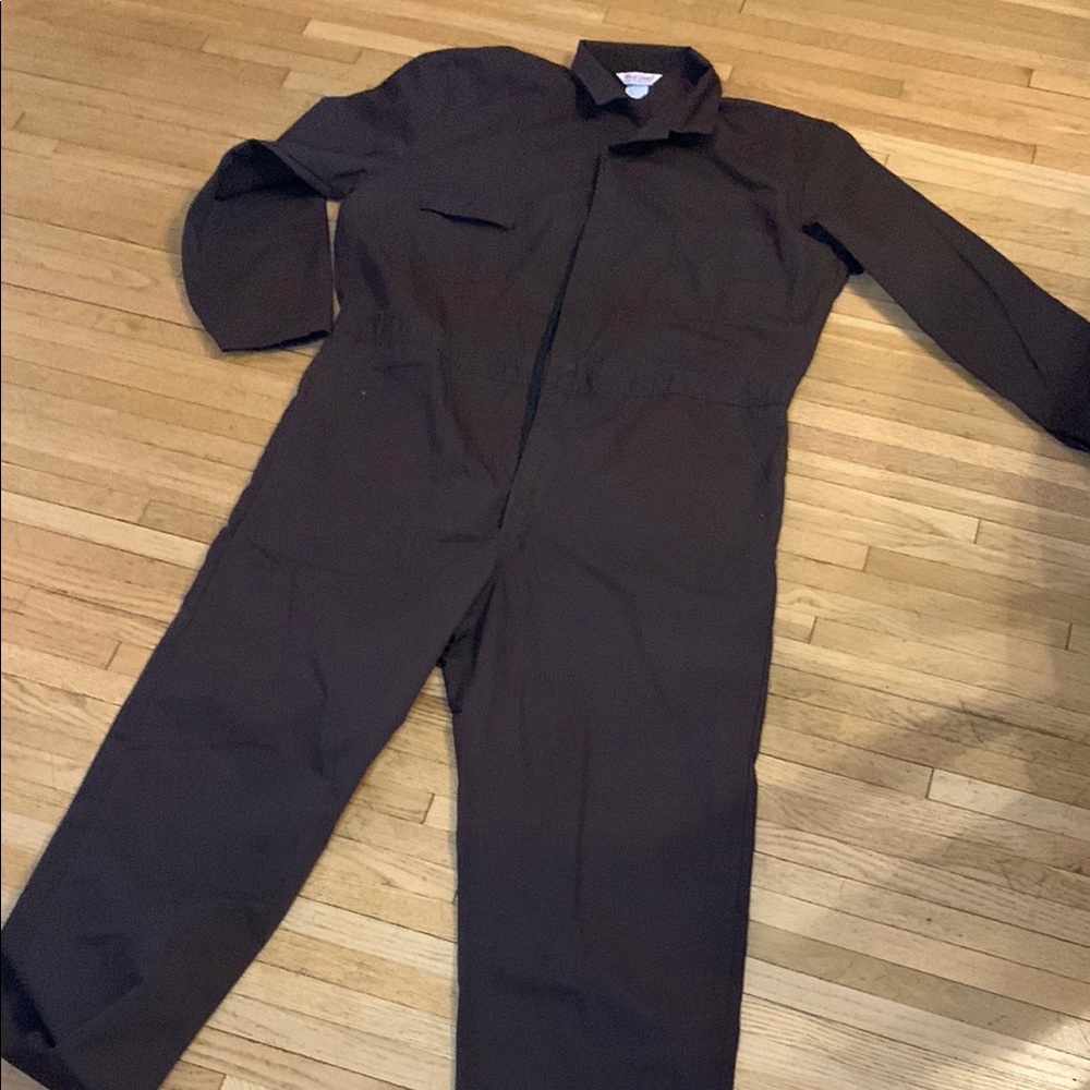Vintage Brown Coverall Boiler Jumpsuit
